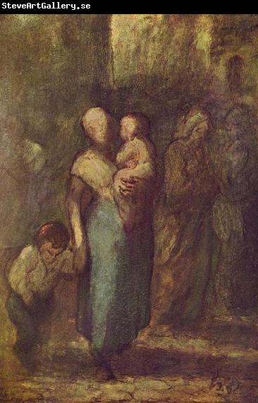 Honore Daumier In der Strabe